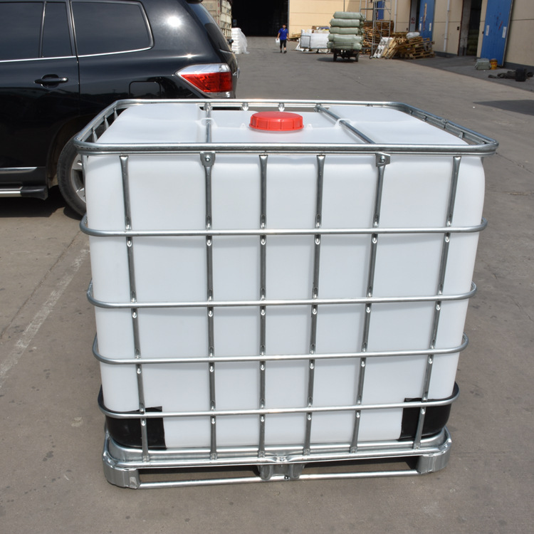 供应方形一吨桶食品级1000l塑料ibc吨桶全新1000升化工吨桶