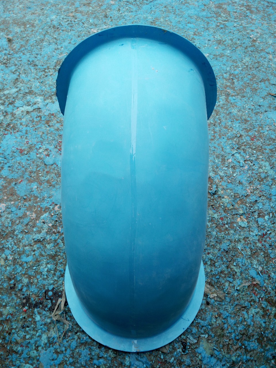 玻璃钢90度防雨弯头带防虫网