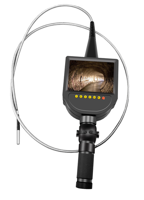 泰诺仕手持式手动四方向工业内窥镜360度全向检测拨杆四向内窥镜