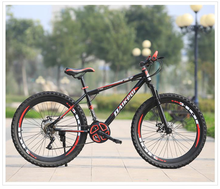 山地赛车自行车 禧马诺变速双碟刹减震21速26/24寸公路赛车自行车