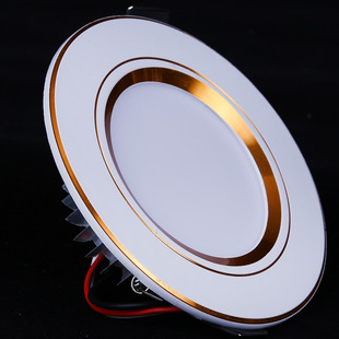 客厅牛眼灯嵌入式银色led9w筒灯 led筒灯天花灯2.5工程防眩3.5寸