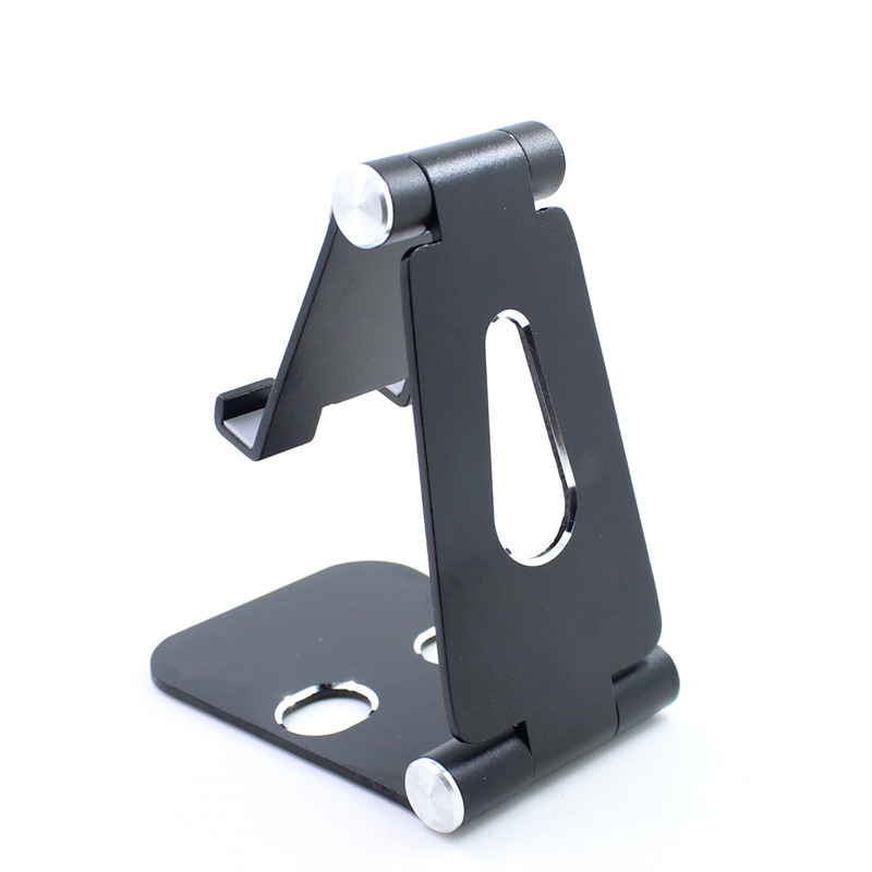 跨境专供新铝合金手机支架 转轴可调节通用金属桌面支架 平板电脑