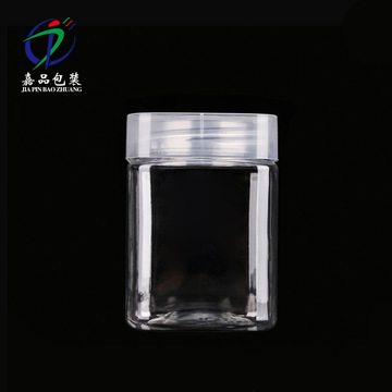 直销pet塑料瓶方形 罐螺旋储物食品瓶现货供应250ml 65*90-阿里巴巴