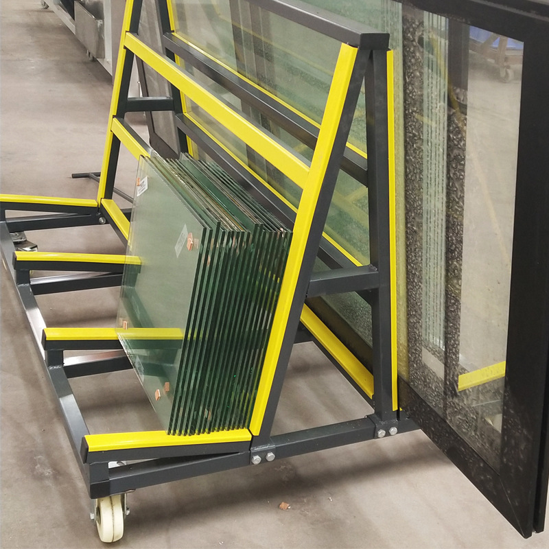 厂家直销 跨境专供 可折叠玻璃推车 玻璃仓储工具车 加工定制