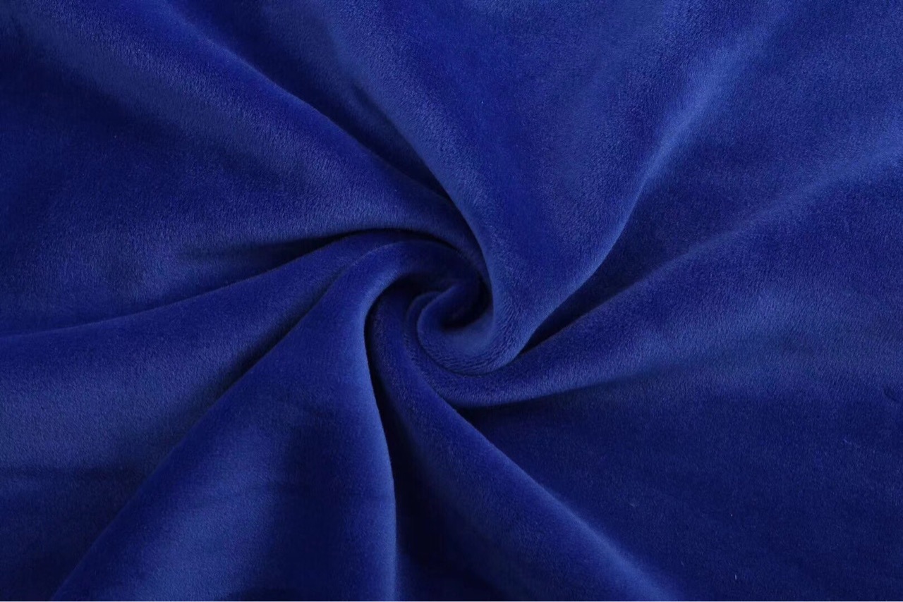 厂家直销加厚丝绒阳光绒复合秋冬面料童装外套女装布料加厚