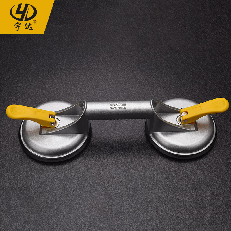 玻璃吸盘吸橡胶吸盘搬运工具拔吸盘铝合金双爪玻璃吸盘