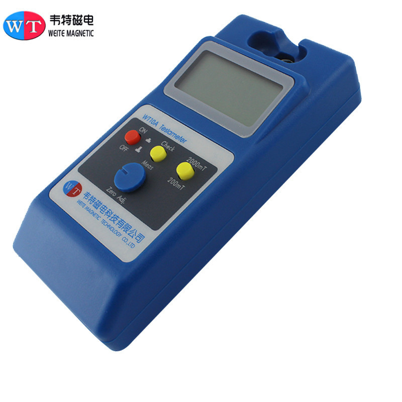 韦特高斯计特斯拉计磁场检测仪磁铁磁力强度测量仪磁通计wt10a