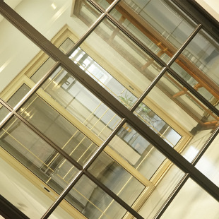 厂家直销欧派克玻璃车边丰字格移门现代简约手动移门定制