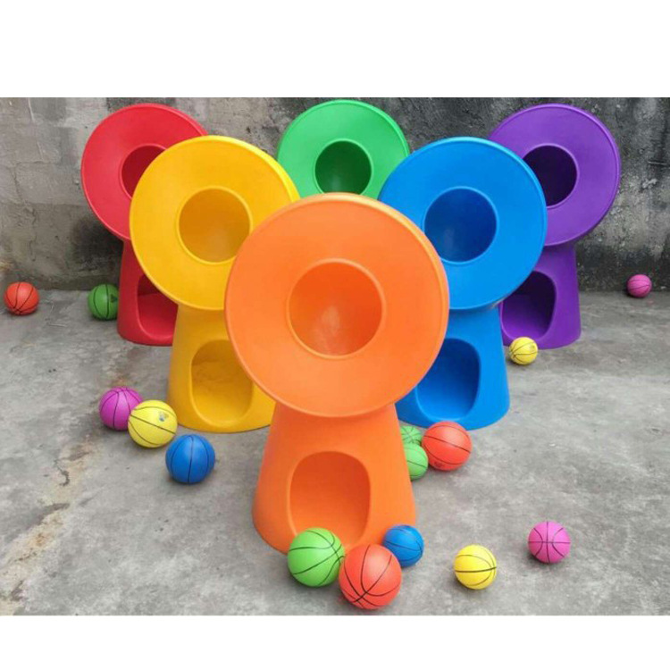 厂家直接销售室内外感统训练体育玩具投球器 幼儿园塑料投靶器