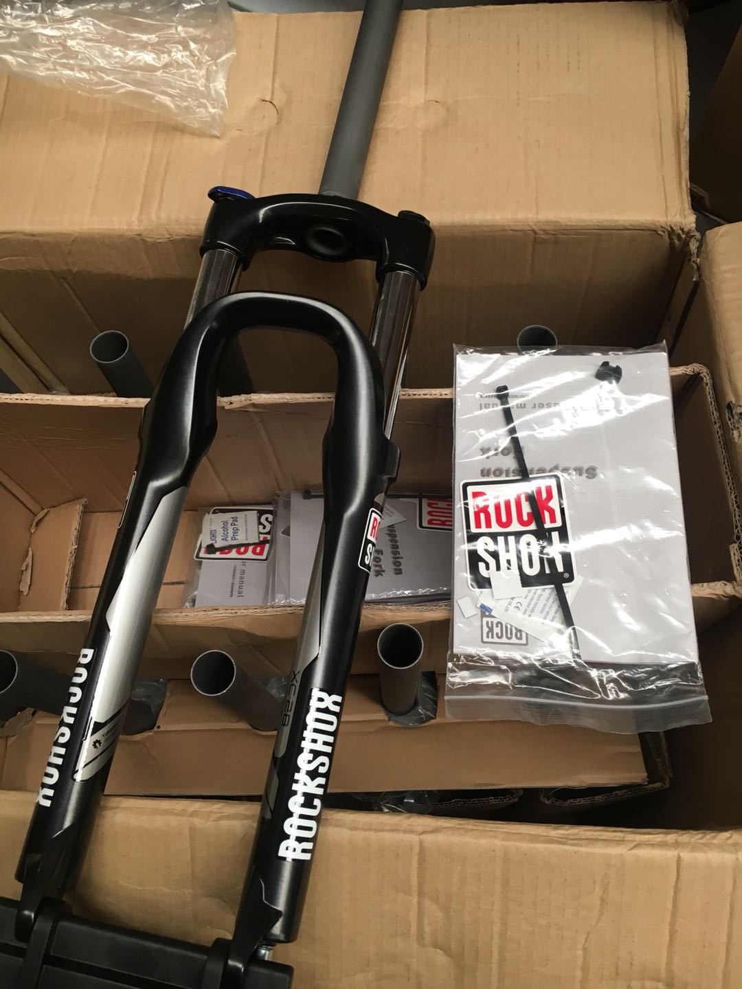 美国速联rockshox xc28 tk 100mm 26寸山地车前叉 肩控锁死