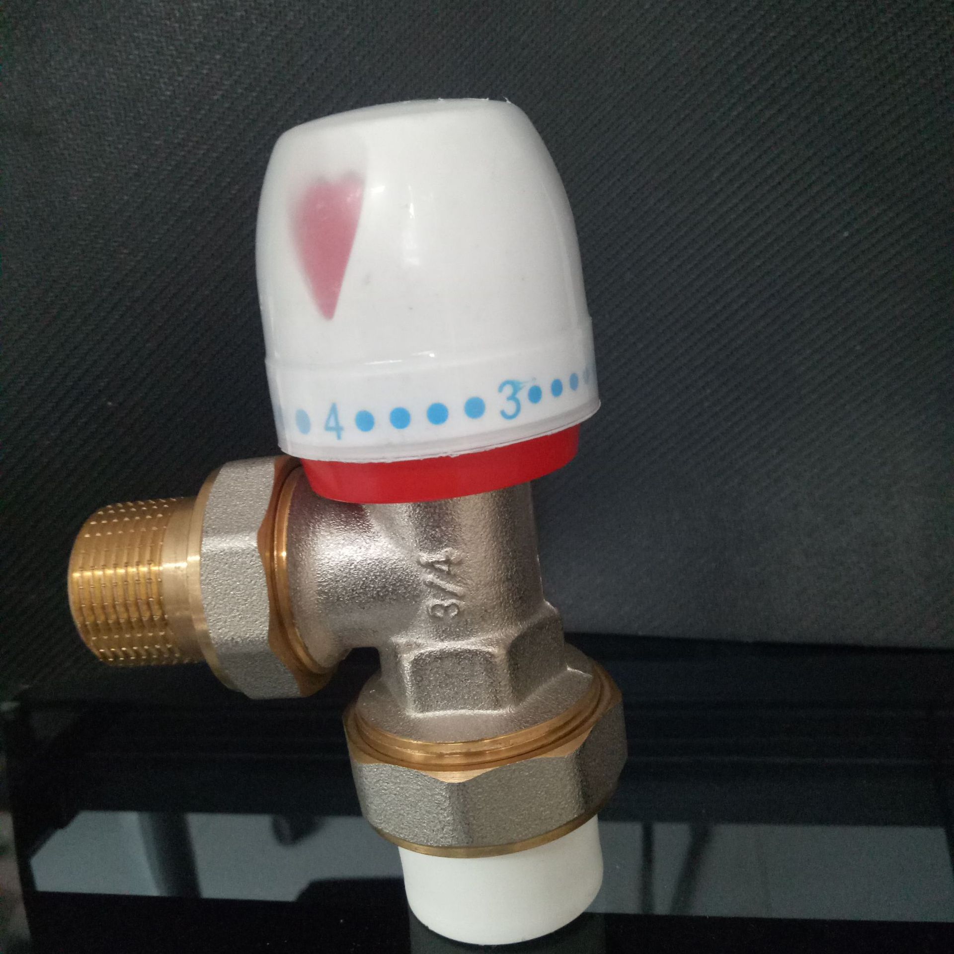 ppr温控阀 纯铜暖气片专用阀门 20 25 32ppr直阀 角阀 手动温控阀