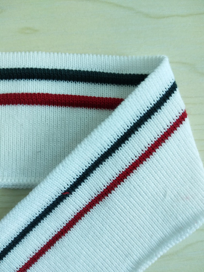 厂家定制横机罗纹下摆螺纹袖口polo衫领子横机罗纹布量大从优