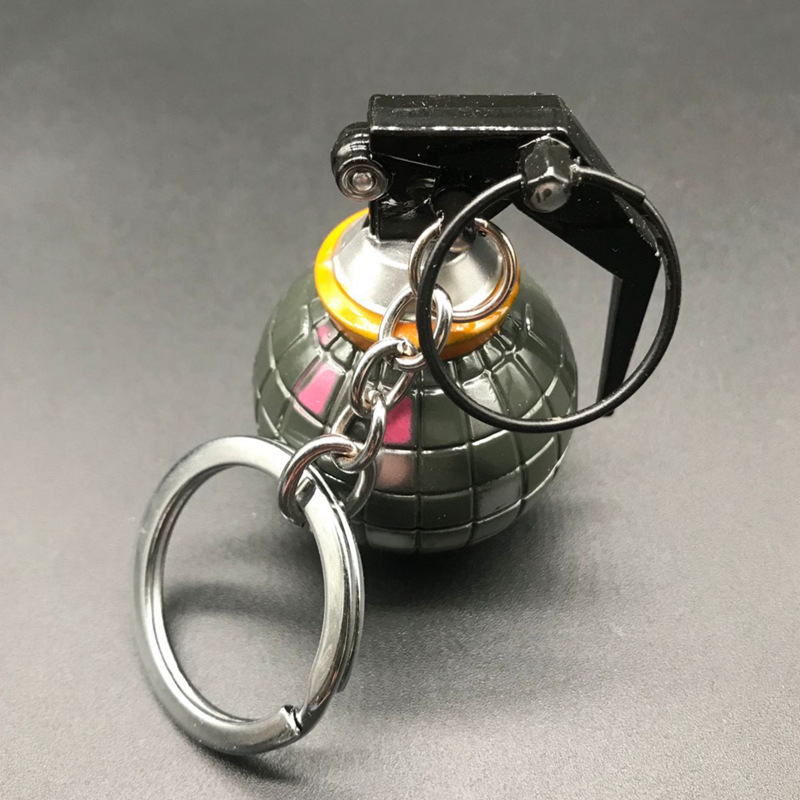 堡垒之夜手雷模型 尬舞手雷金属钥匙扣合金武器挂件