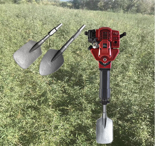 多功能树苗起树机汽油破碎镐小型便携挖树机起苗机土球挖土挖坑机