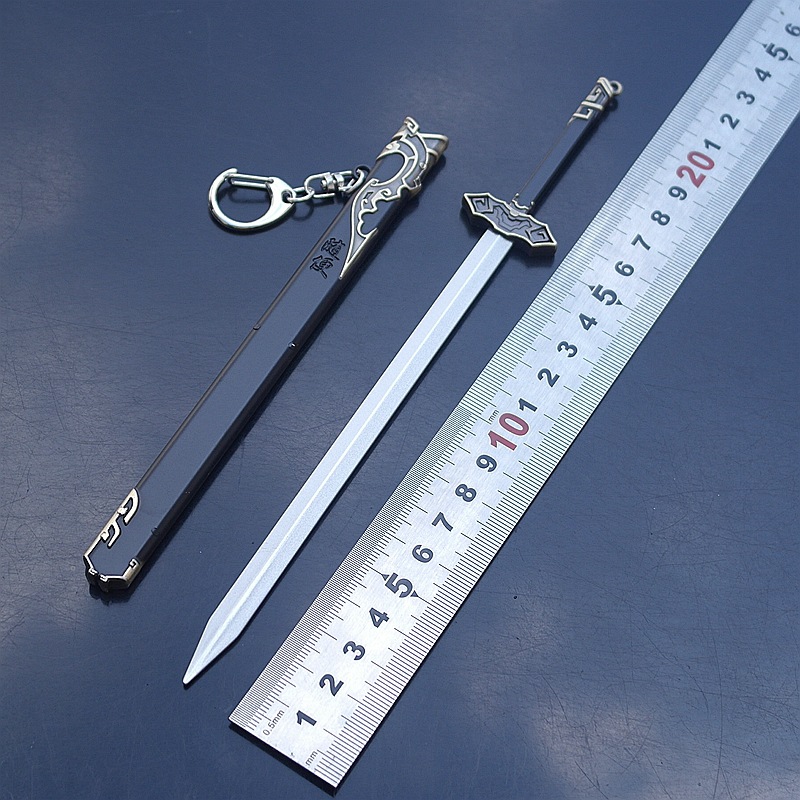 陈情魔道武器周边避尘剑蓝景仪朔月蓝曦臣抹额随便兵器钥匙扣模型