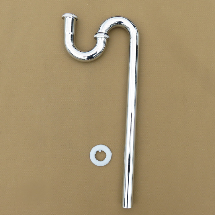 不锈钢防臭u型下水管地排s弯排水管台盆下水管洗脸盆p弯存水管