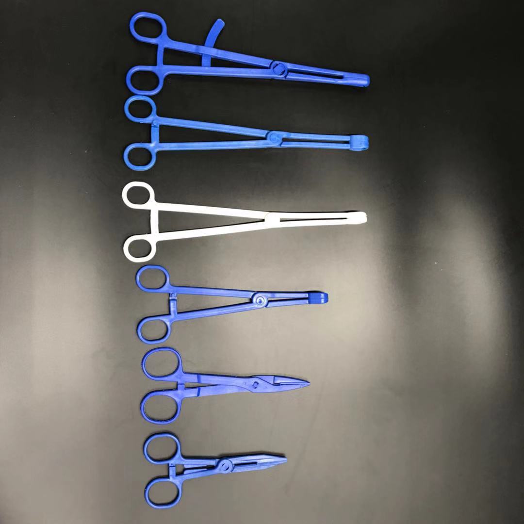 【消毒钳】批发一次性使用消毒钳宫颈钳棉球钳定制子宫宫钳消毒钳