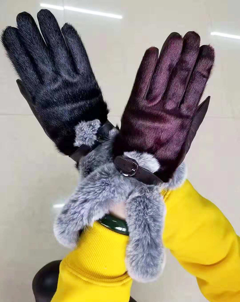 新款海豹皮手套 新雪丽保暖手套 私人定制真皮手套厂家直销