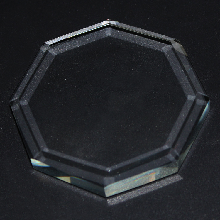 长方形水晶玻璃片二合一睫毛长度区分器胶水垫片嫁接睫毛水晶台