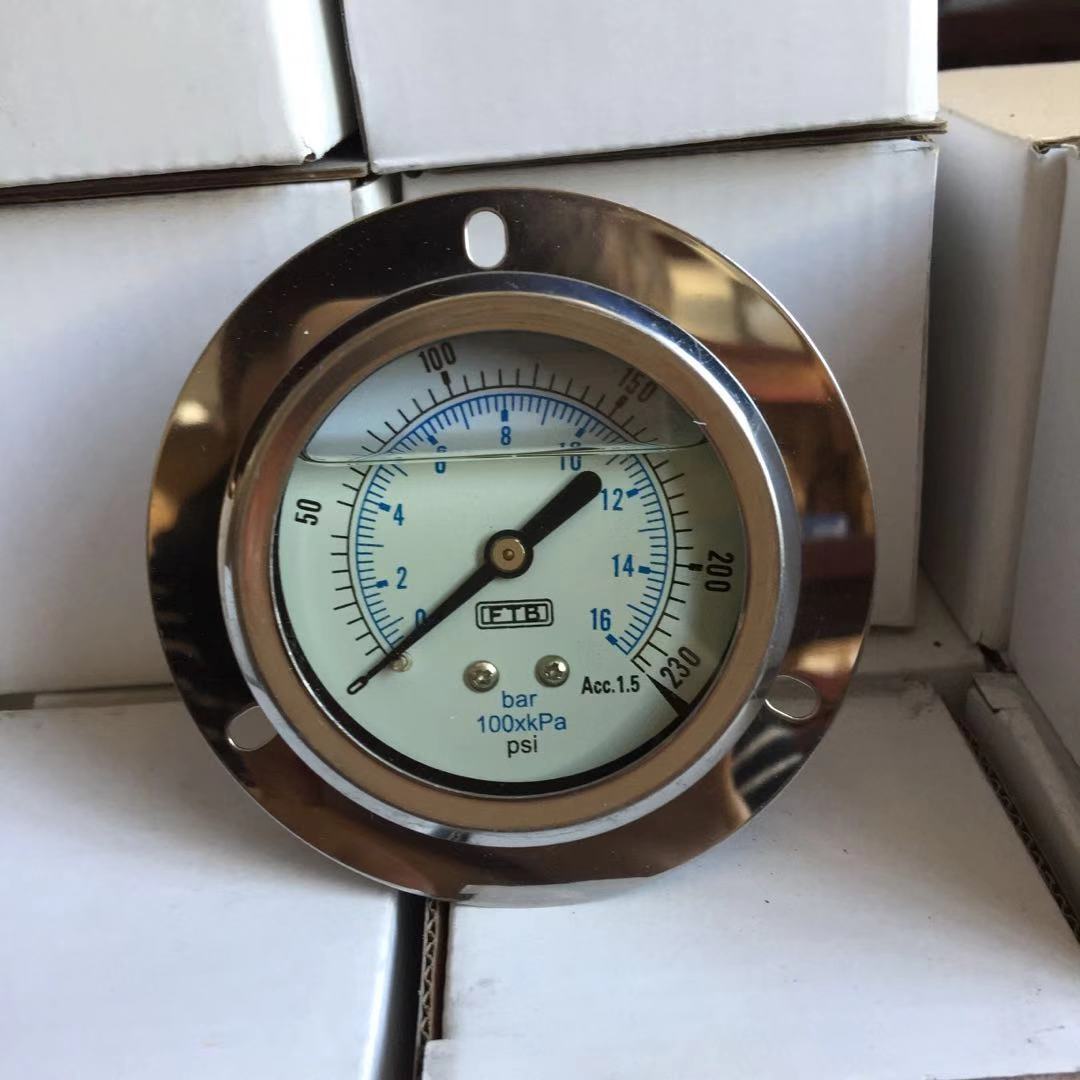 正宗台湾ftb eps成型机真空负压表 蒸汽表 空气表 水压表 液压表