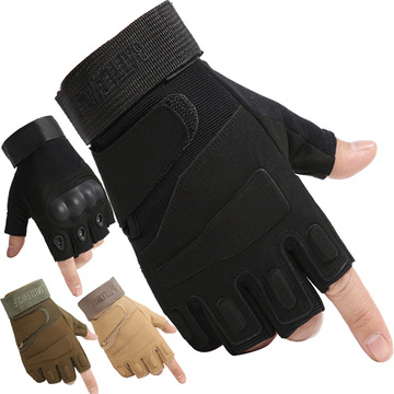 跨境防护手套半指户外骑行运动防滑外贸批发军迷健身登山战术手套