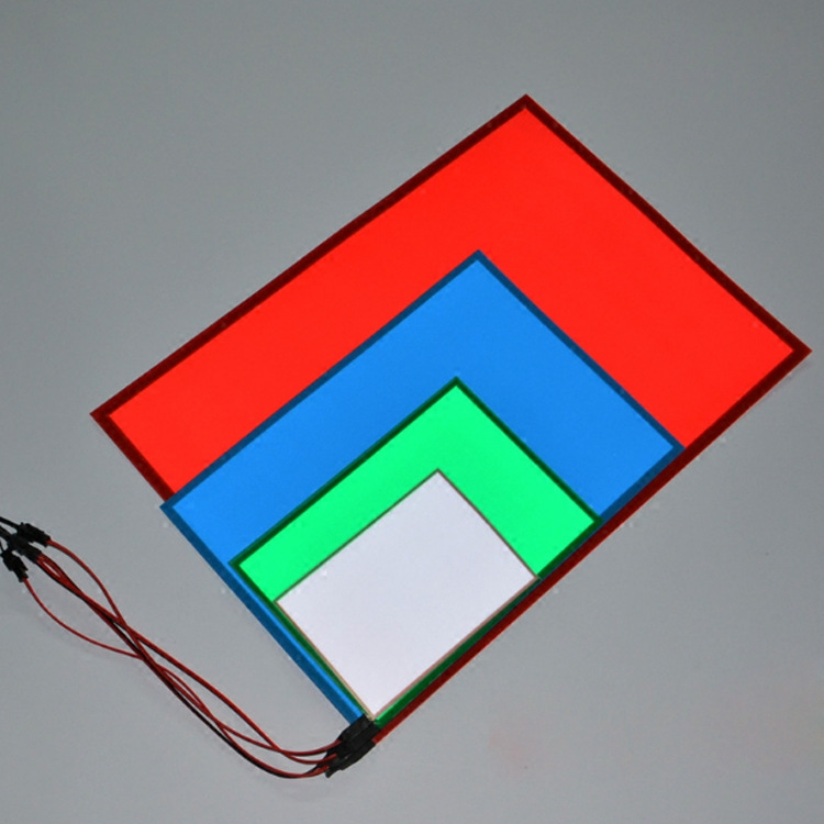 led导光片背光源el冷光片发光片超薄灯片机箱发光logo冷光板定制