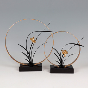 新中式饰品摆件客厅样板间台灯装饰品卧室床头柜台灯家具软装搭配