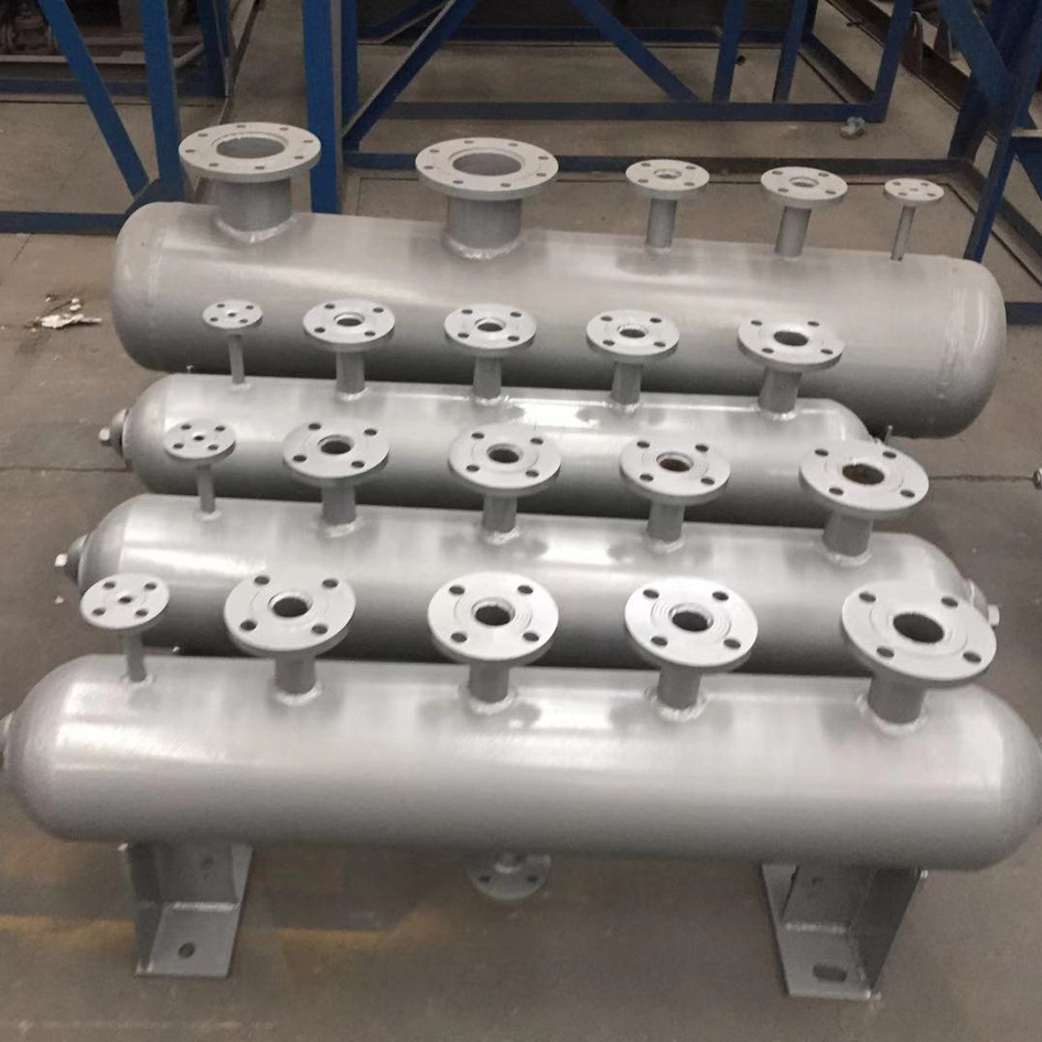 恒安锅炉厂家供应 锅炉分气缸 分汽包 集气包 锅炉配件