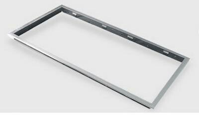 led面板灯铝框 面板灯转接框 平板灯外框 t型暗装框pvc石膏转接框