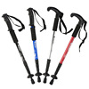 quality goods supply Abu Straight Curved handle Alpenstock Outdoor Trekking Poles Alpenstock