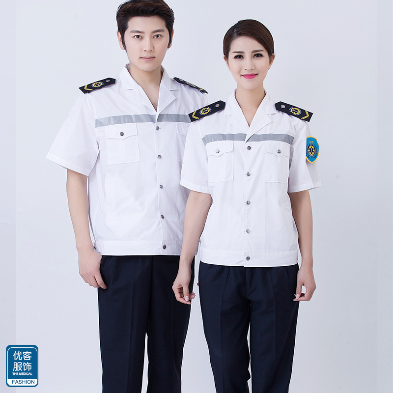 急救服白色短袖衬衫 120医生护士出诊工作服 医护夏季工作服