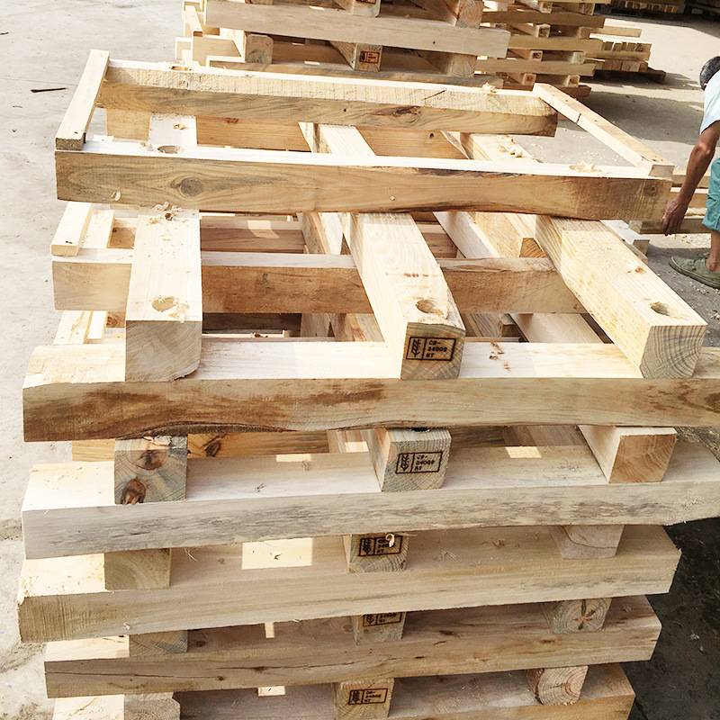 实木钢卷木架 铝卷垫脚木架叉车木架 四面进物流仓库木托盘