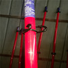 厂家销售滑雪场专用防护网杆 国际标准雪联认证网杆 雪道防护网杆