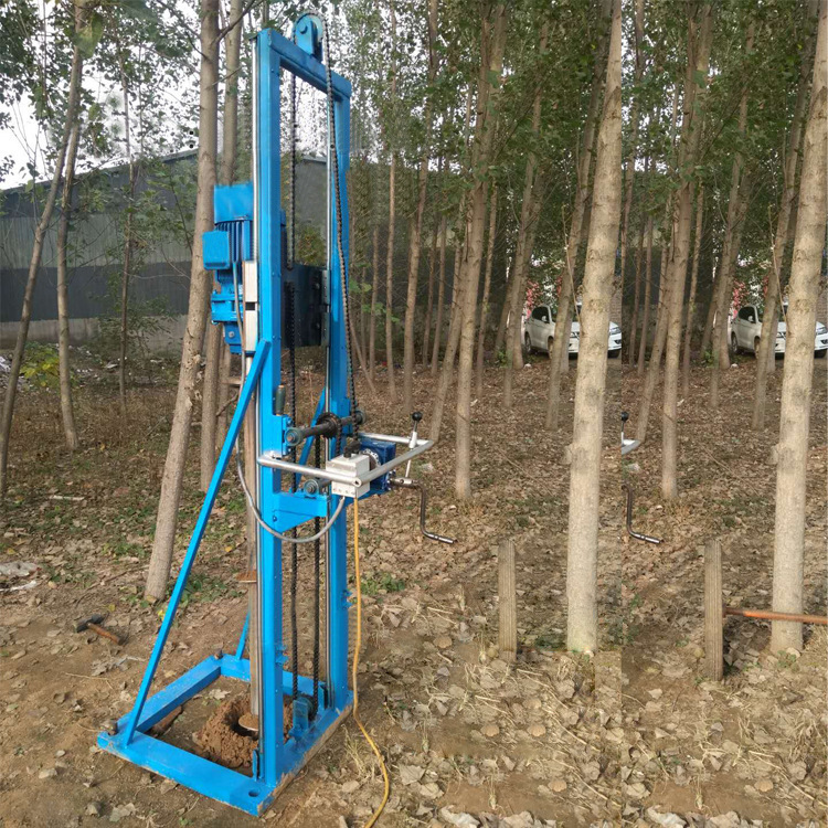 厂家供应螺旋地桩打桩机小型打桩机地基打桩机光伏地桩打桩机