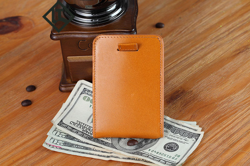 真皮钱包男士定制头层牛皮短款钱夹新款外贸美金夹欧美rfid钱包