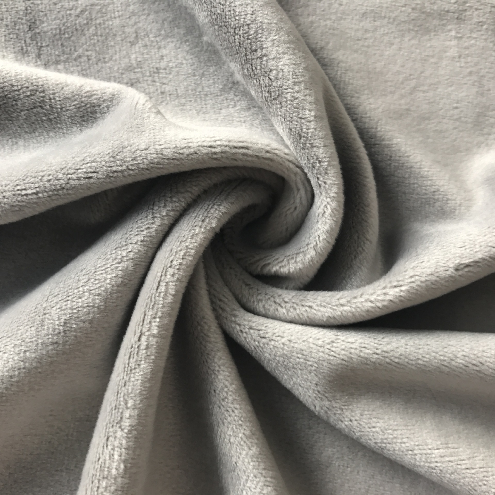 厂家批发经编弹力超柔绒布 银狐绒 玩具毛绒面料