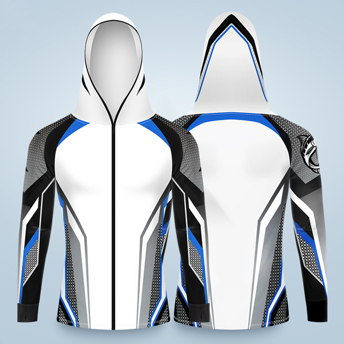 厂家直销 防晒长短袖钓鱼服定制 速干透气 钓鱼服外套 一件代发男