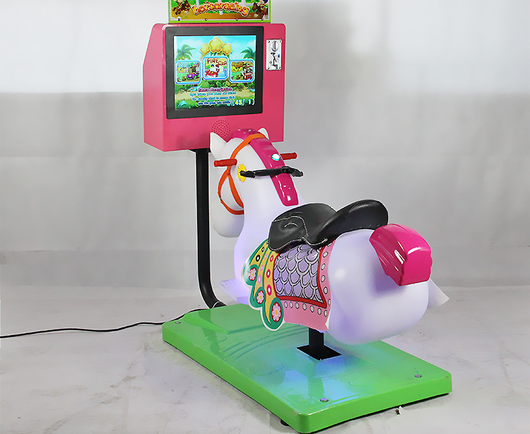 摇摆马天天赛马摇摆机 投币式儿童电玩设备 益智娱乐孩童机器