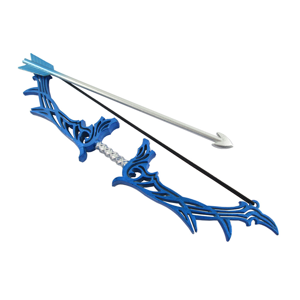 千珏冒险精神伊泽瑞尔紫晶射手艾希苍穹之光韦鲁斯弓箭模型摆件