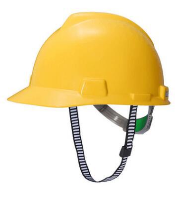 梅思安10146459标准型pe一指键针织布吸汗带d型下颌带黄色安全帽