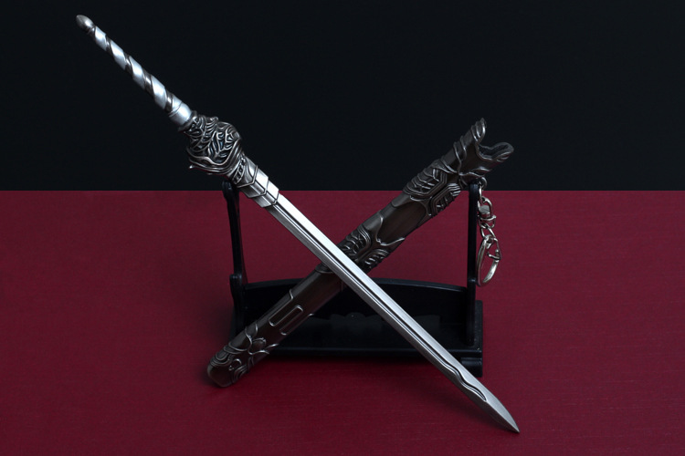 莽荒纪周边 合金兵器模型 纪宁北冥剑 22cm 玩具摆件 带鞘武器