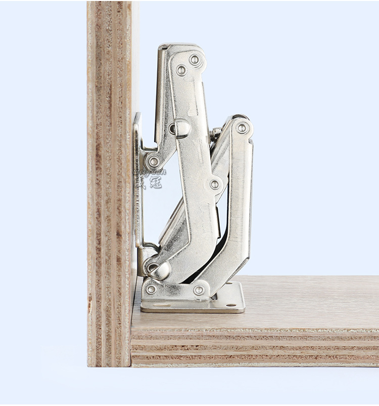 免开孔铰链 厚门板大角度橱柜衣柜175/180度铰链合页 免开槽铰链