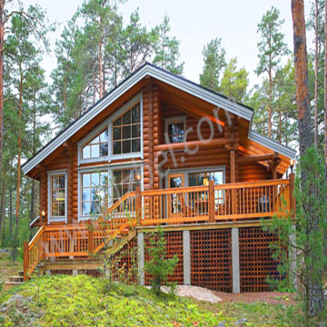 定制联众贝尔小木屋别墅农村木头房子欧式木制美式乡村农场农家乐