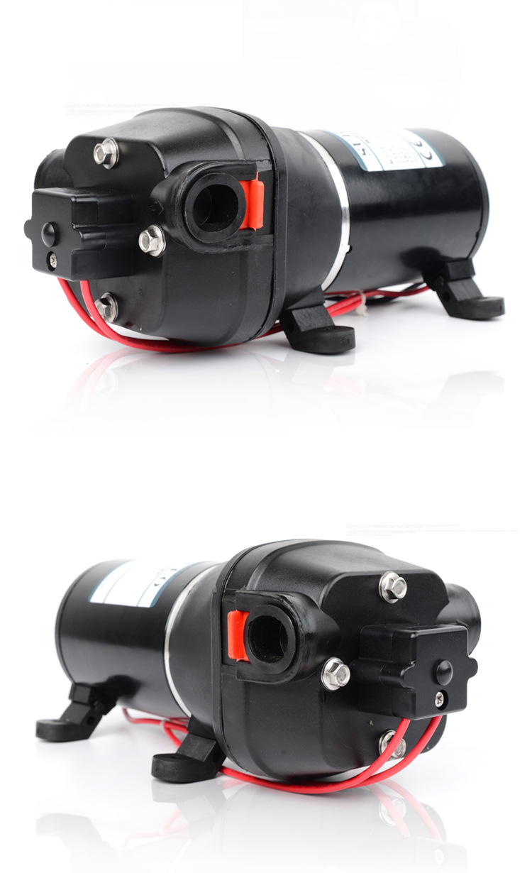 fl10012v微型电动隔膜高压车载洗车泵小型清洗泵24v直流吸水泵