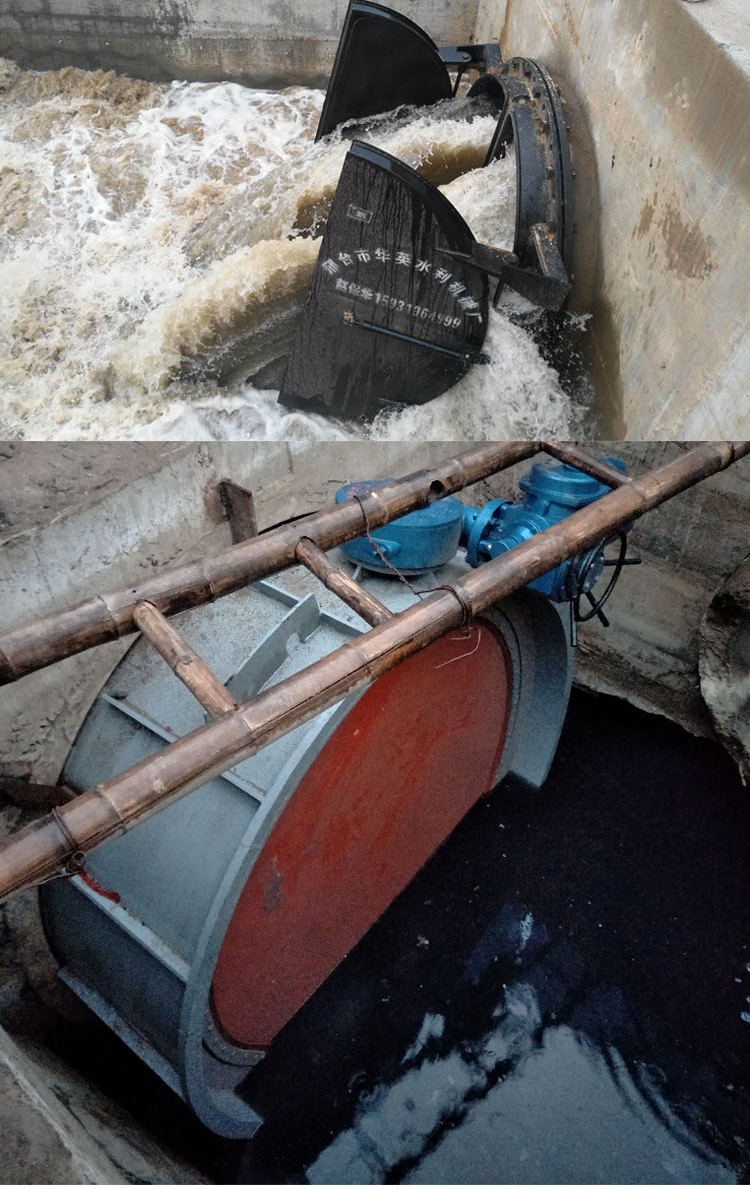 污水管道机门一体铸铁镶铜闸门 排水沟铸铁闸门