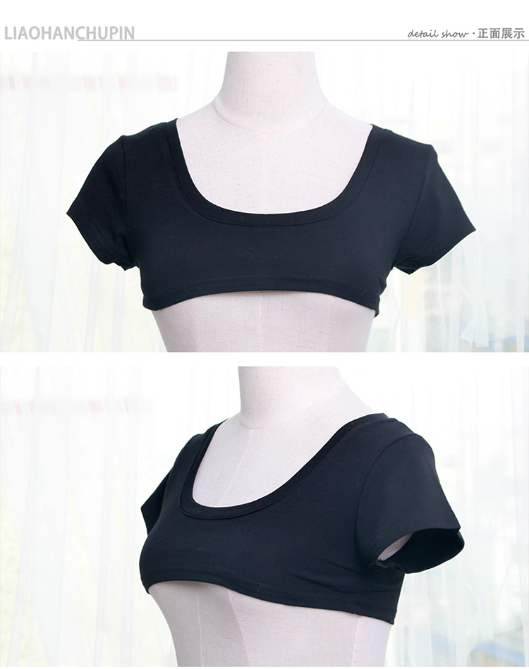 纯色半乳设计 可爱日系动漫t恤 棉t短袖南半球 一件代发