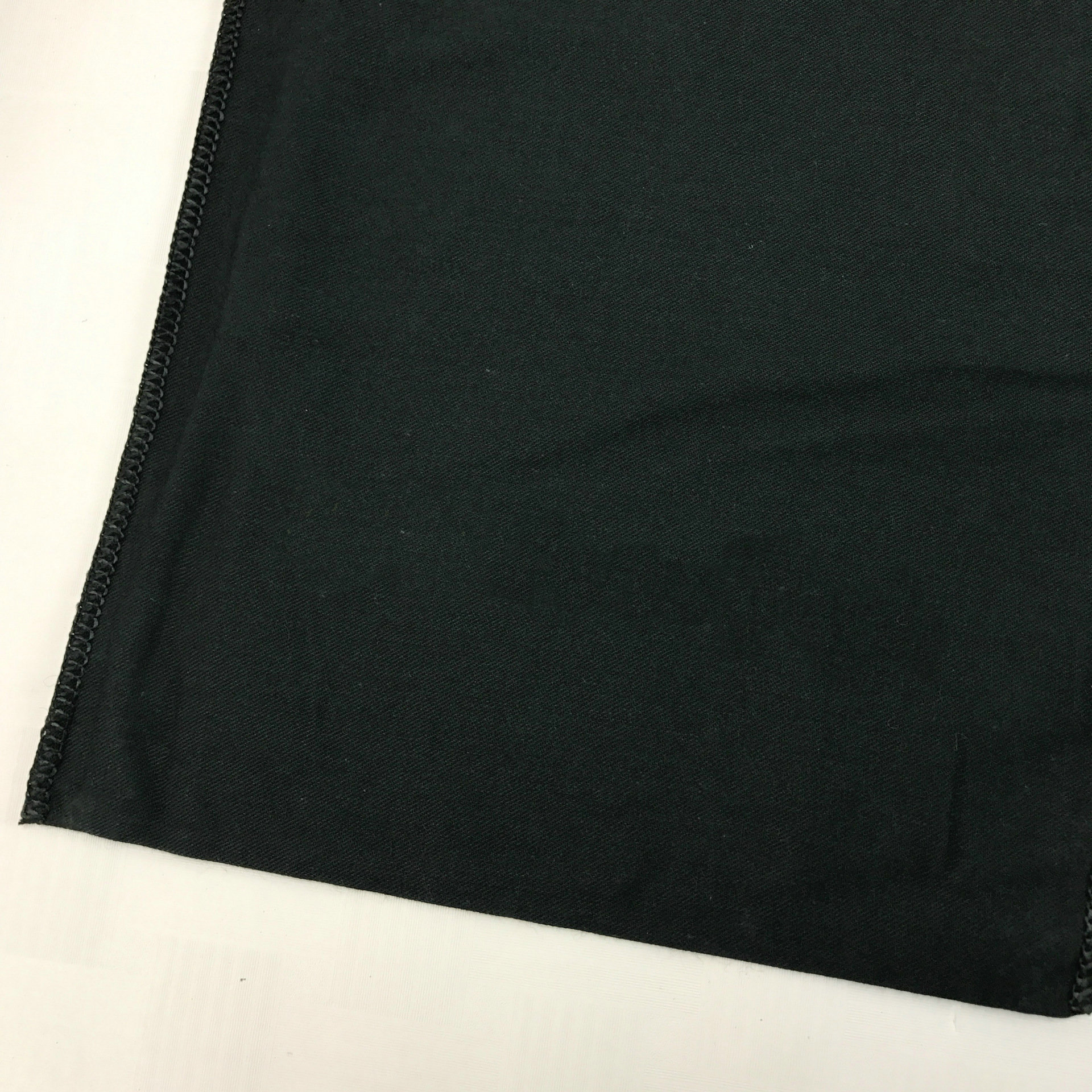 黑色斜纹棉布手感超柔软家居时尚鞋子长靴子收纳袋束口抽绳防尘袋