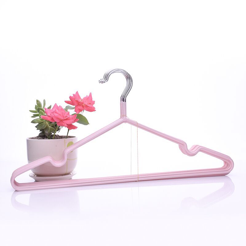 Mingqian Pvc Coated Hanger Home Non-Slip Clothes Hanger Bold Adult Hanger Nano Groove Clothes Hanger Hot Sale