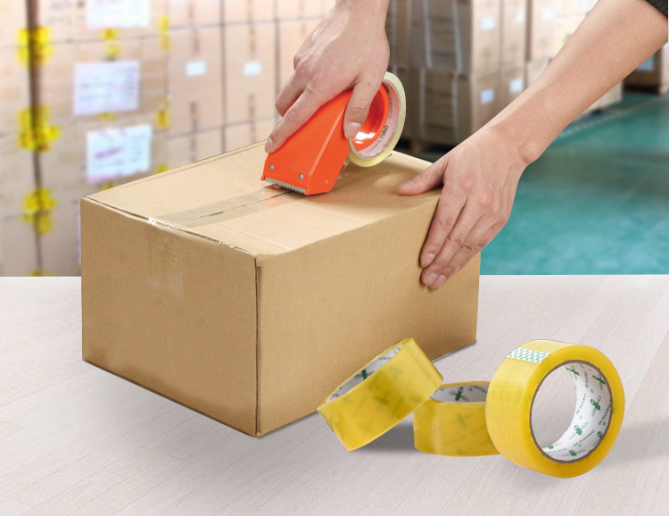 封箱胶封口胶透明胶70码封口透明胶带 快递打包bopp封装胶布