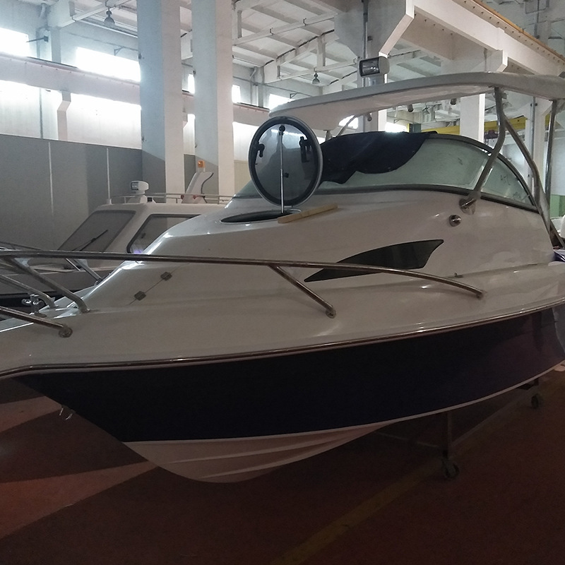 玻璃钢小游艇出海钓鱼小型家用快艇休闲